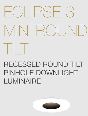 LED DOWNLIGHT ELR - ECLIPSE 3 MINI ROUND TILT