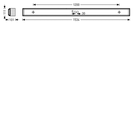ĐÈN LED GẮN TƯỜNG TRILUX - MONTIGO 1500 P 3300-830