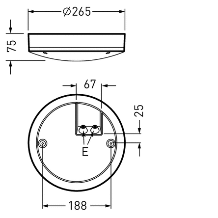 ĐÈN LED GẮN TƯỜNG TRILUX - SKEO CIRC MULTILC WD1