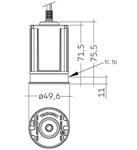 LED TRIDONIC Engine SLA AC G2 50mm SNC