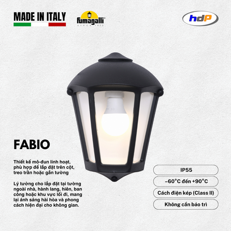 Đèn gắn tường - FABIO BLACK