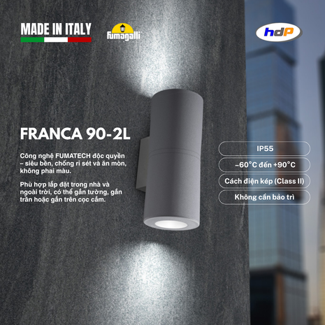 Đèn gắn tường - FRANCA 90