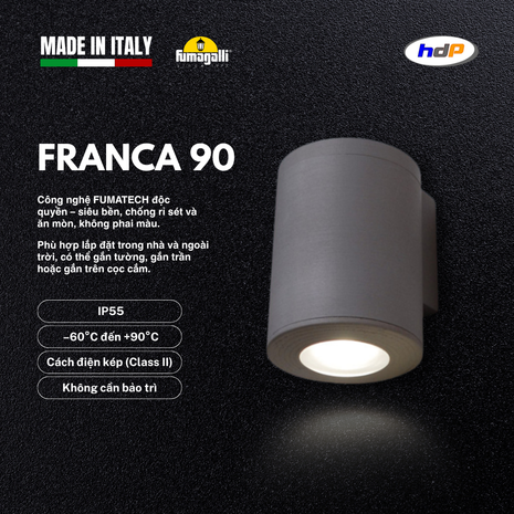 Đèn gắn tường - FRANCA 90