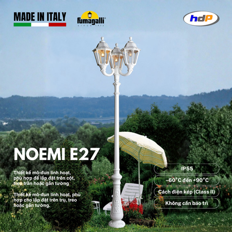 Đèn gắn cột - Noemi E27