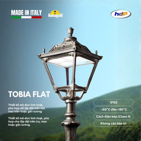 Đèn gắn cột - TOBIA FLAT