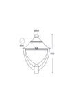 Đèn gắn cột - BEPPE 500 E27