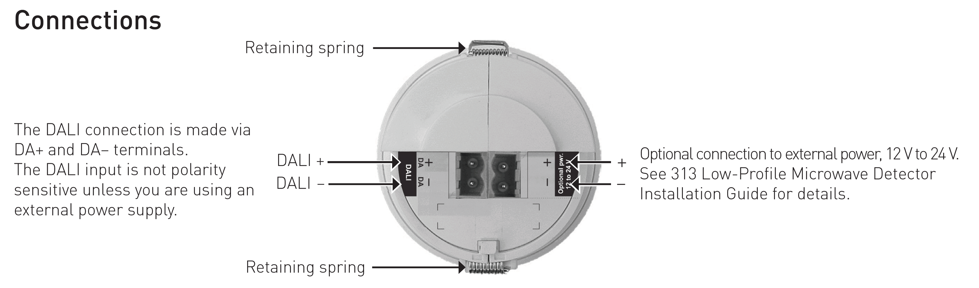 Bộ cảm biến Helvar - 313 Low-Profile Microwave Detector