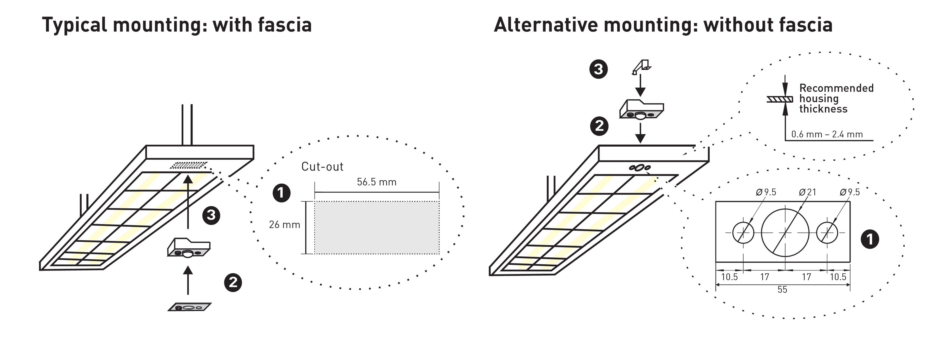 Bộ cảm biến Helvar - 315 iDim Sense System Sensor