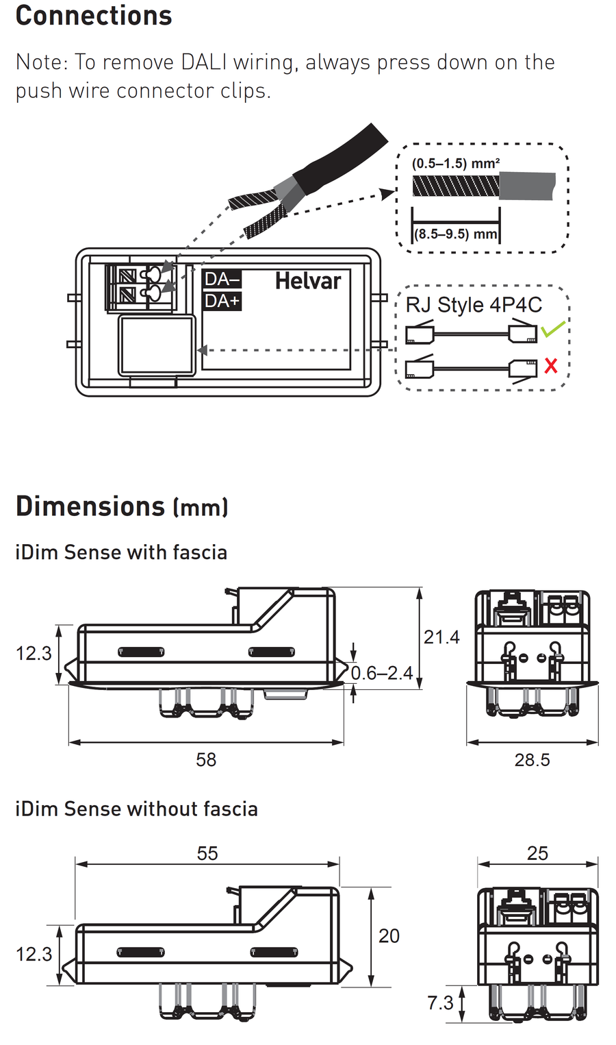 Bộ cảm biến Helvar - 315 iDim Sense System Sensor