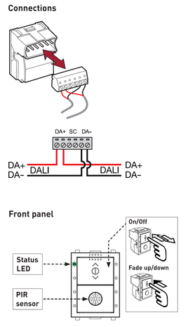 Bộ cảm biến Helvar - 318 Wall-Mounted PIR Presence / Absence Detector