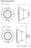 Bộ cảm biến Helvar - 320D2 PIR Sensor (DALI-2)