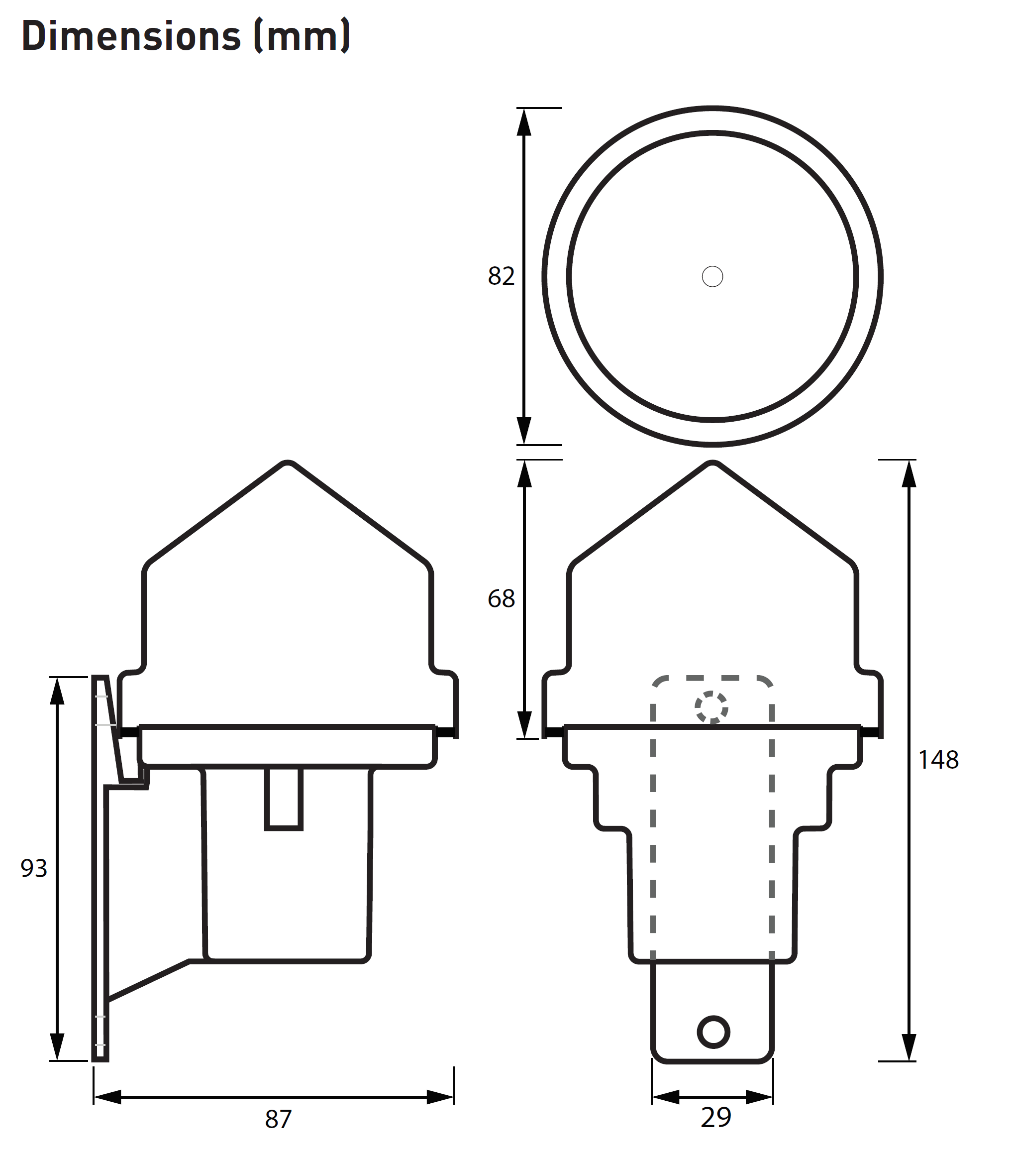 Bộ cảm biến Helvar - 329 External Light Sensor