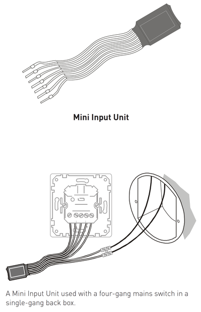 Thiết bị đầu vào Helvar - 444 Mini Input Unit