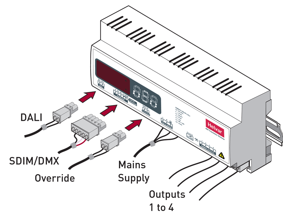 Bộ DIMMER Helvar - Transistor Dimmer (454)