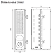 Bộ điều khiển Ballasts Helvar - 458/CTR8 8 × 16 A Ballast Control Module