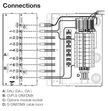 Bộ Relay Helvar - 458/SW8 8 × 16 A Switching Module