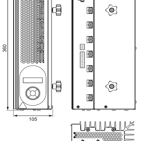 Bộ DIMMER Helvar - 458/UNI8 8 × 6 A Universal Dimmer Module