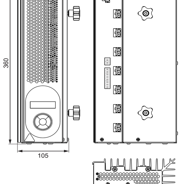 Bộ DIMMER Helvar - 458/UNI8 8 × 6 A Universal Dimmer Module