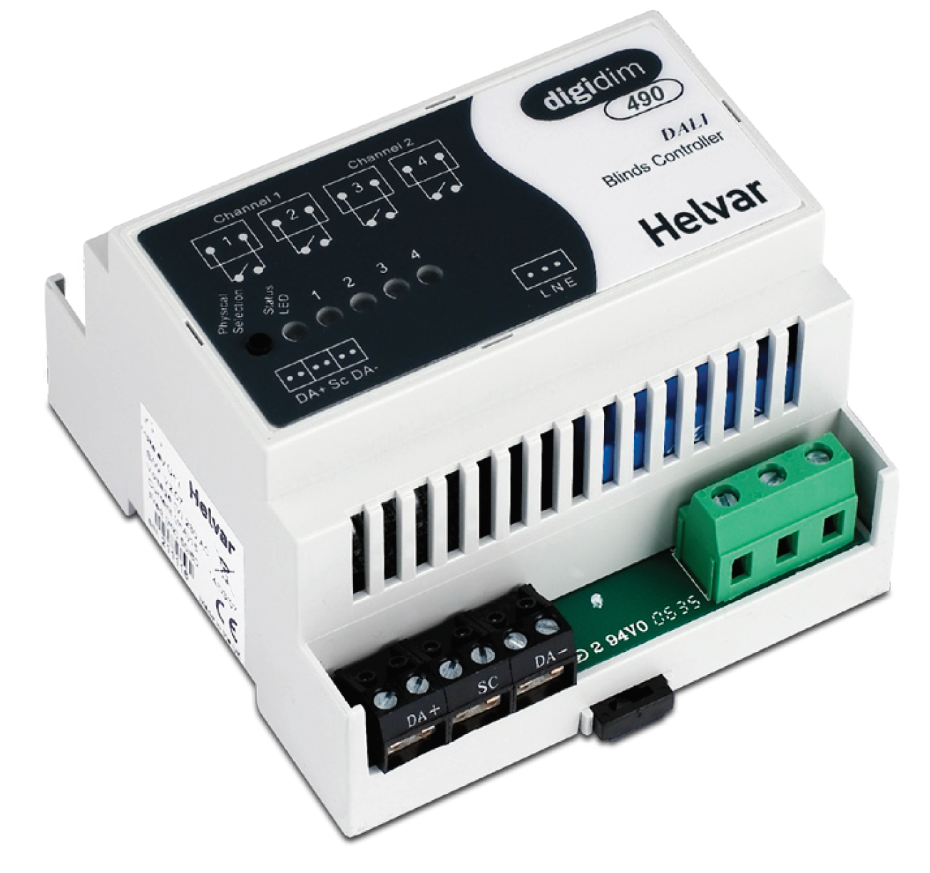 Bộ Relay Helvar - Relay Unit 490 2 × 2.3 A Blinds Controller