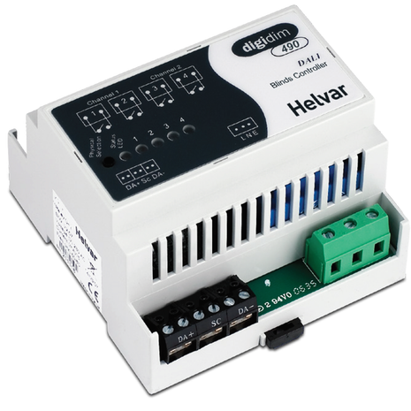 Bộ Relay Helvar - Relay Unit 490 2 × 2.3 A Blinds Controller