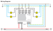 Bộ Relay Helvar - 494 4 × 10 A Relay Unit