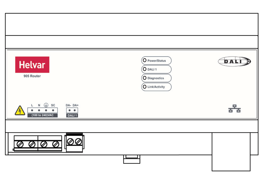 Bộ định tuyến Helvar - 905 Router