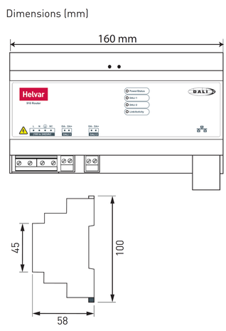 Bộ định tuyến Helvar - 910 Router