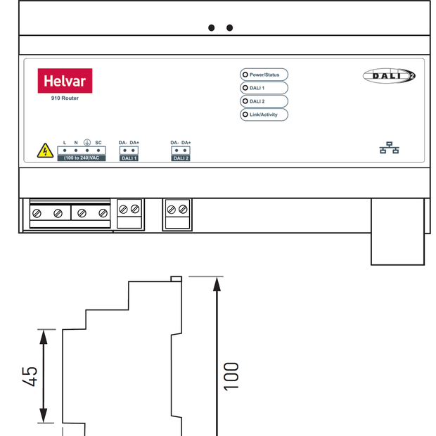 Bộ định tuyến Helvar - 910 Router