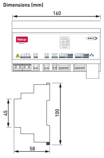 Bộ định tuyến Helvar - 920 Router