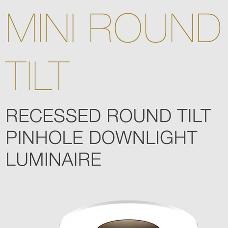 LED DOWNLIGHT ELR - ECLIPSE 4 MINI ROUND TILT