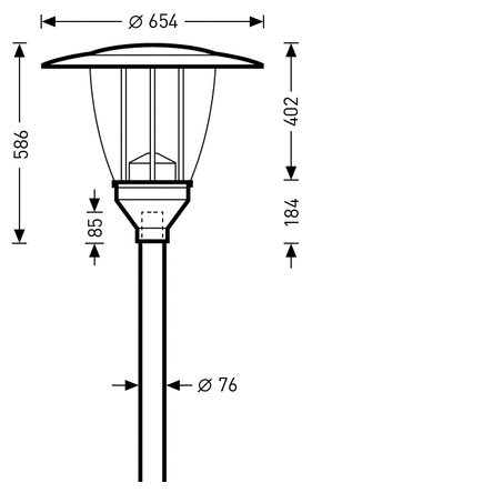 ĐÈN ĐƯỜNG LED TRILUX - 9851 AB2L-LR