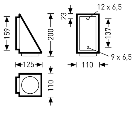 ĐÈN LED GẮN TƯỜNG TRILUX - HS I RM1L