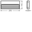 TRILUX WALL LIGHT Invego Rec W1 AM16L/420