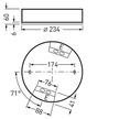 ĐÈN LED GẮN NỔI TRILUX - ONPLANA D07 OTA25 2000