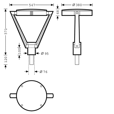 ĐÈN ĐƯỜNG LED TRILUX - PUBLISCA P2-AB2L-LR