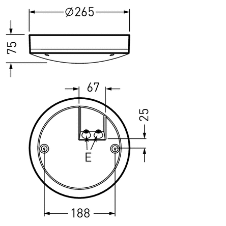 ĐÈN LED GẮN TƯỜNG TRILUX - SKEO CIRC MULTILC WD1