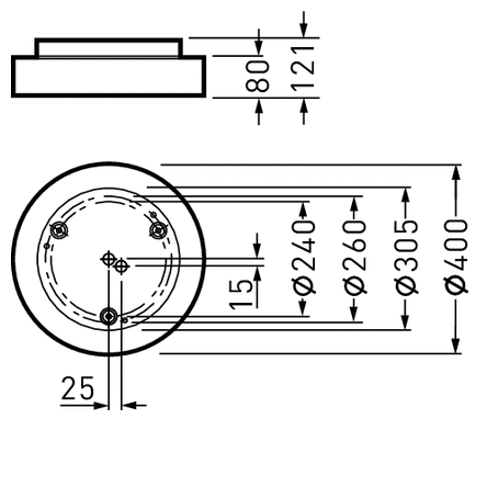 ĐÈN LED GẮN NỔI TRILUX - SOLEGRA WD1 OTA 2600