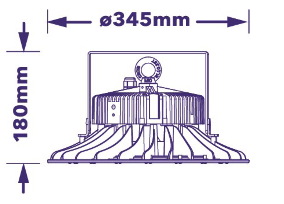 LED UFO Highbay 200W 66262 - VERBATIM