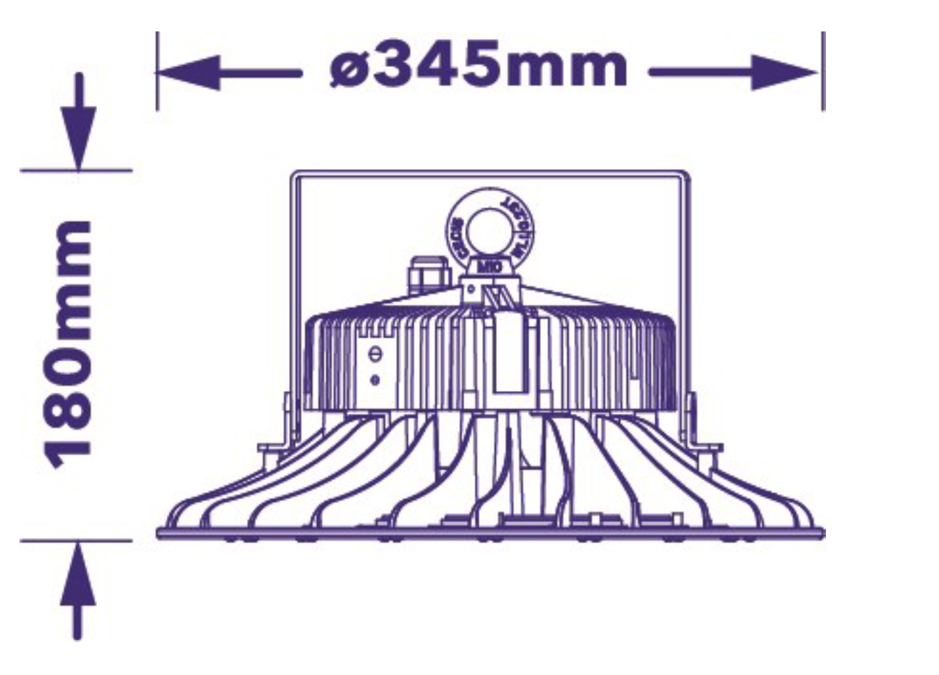 LED UFO Highbay 200W 66261 - VERBATIM