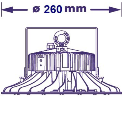 LED UFO Highbay 60W - VERBATIM