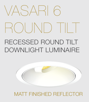 LED DOWNLIGHT ELR - VASARI 6 ROUND TILT