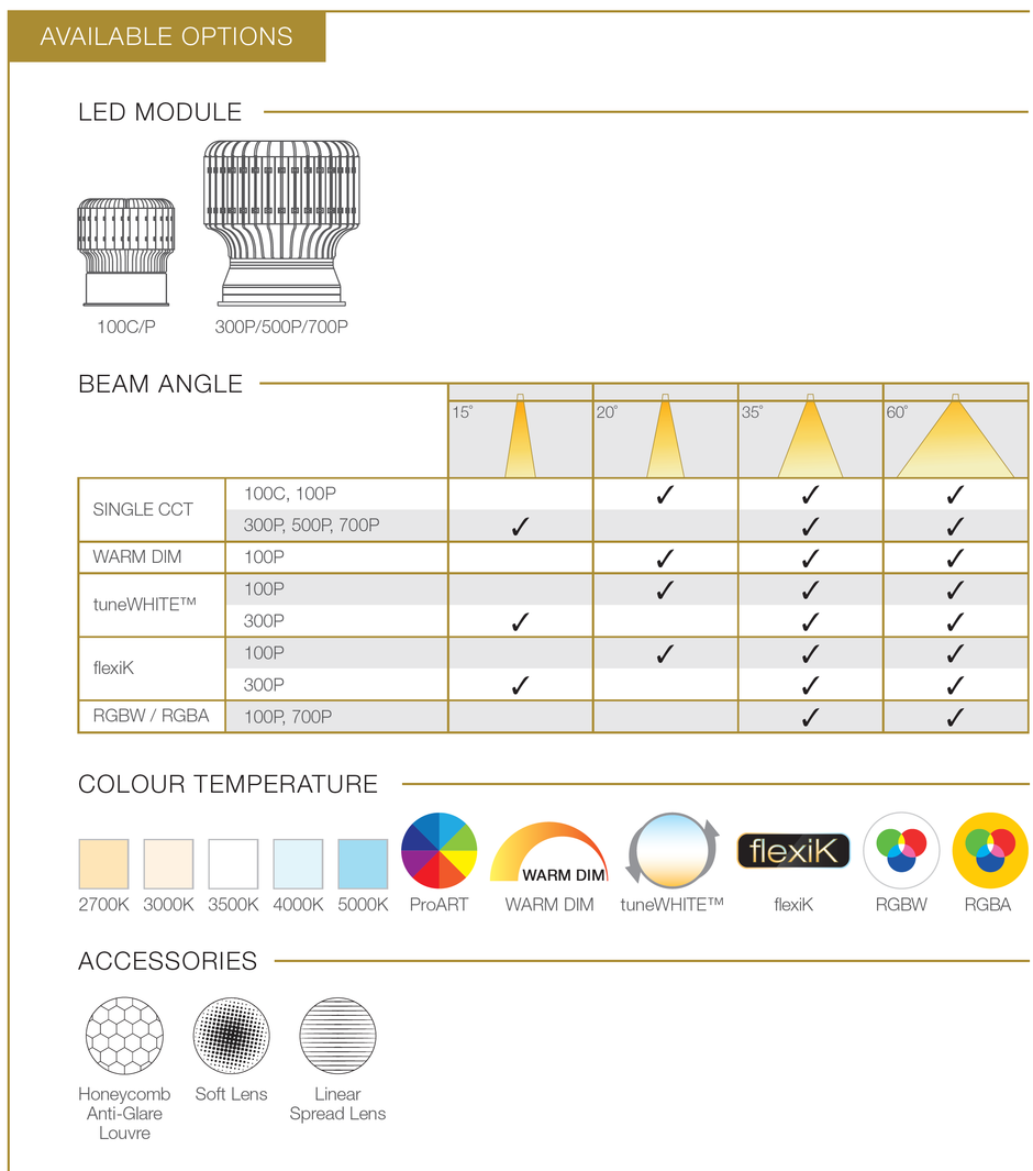 LED DOWNLIGHT ELR - VASARI 6 ROUND TILT