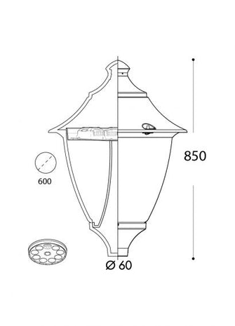 FUMAGALLI - Gino 500 GX53 led