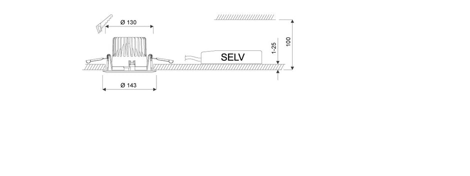 ĐÈN LED DOWNLIGHT ÂM TRẦN TRILUX - TOKO